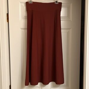 I.Crew A-line sweater-knit skirt